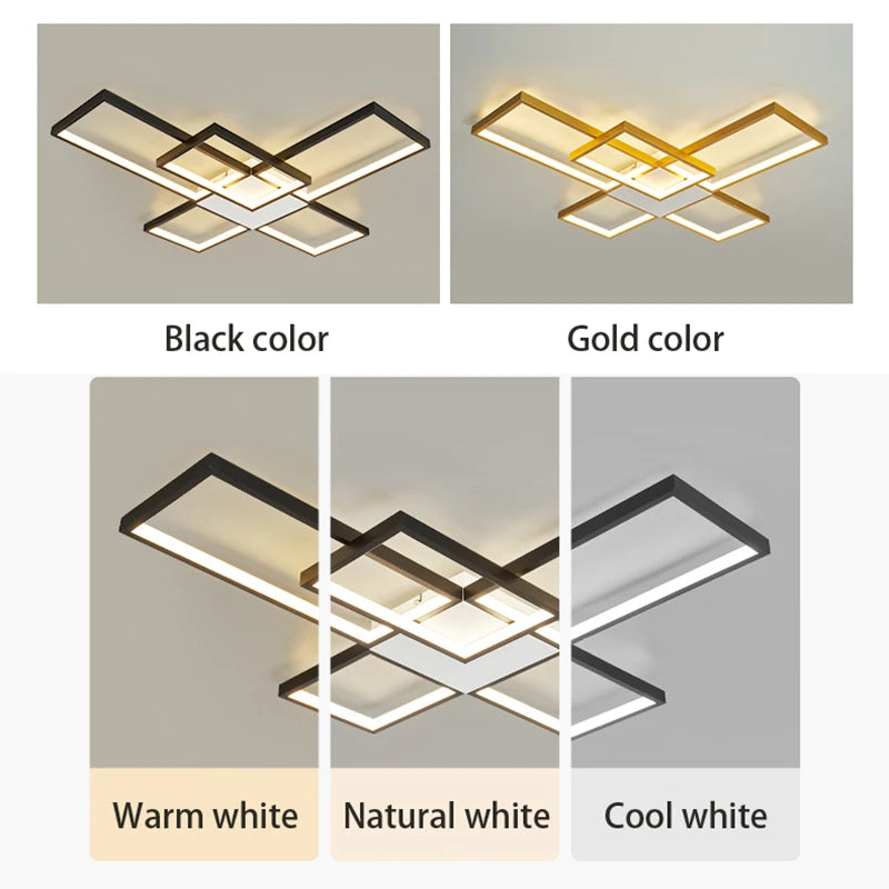 New Modern Led chandeliers For Living room Bed room lights lampara techo