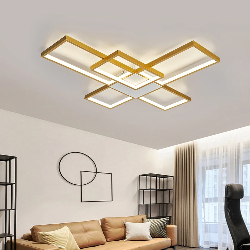 New Modern Led chandeliers For Living room Bed room lights lampara techo