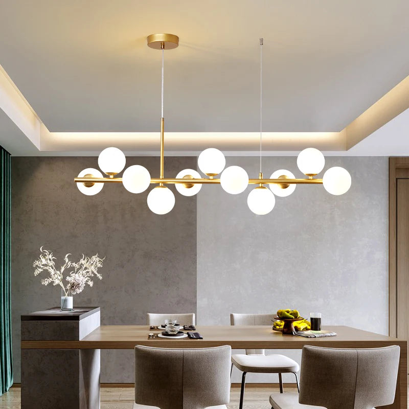 New Modern Chandelier Gold/Black G9 bulb led chandelier For Restaurant