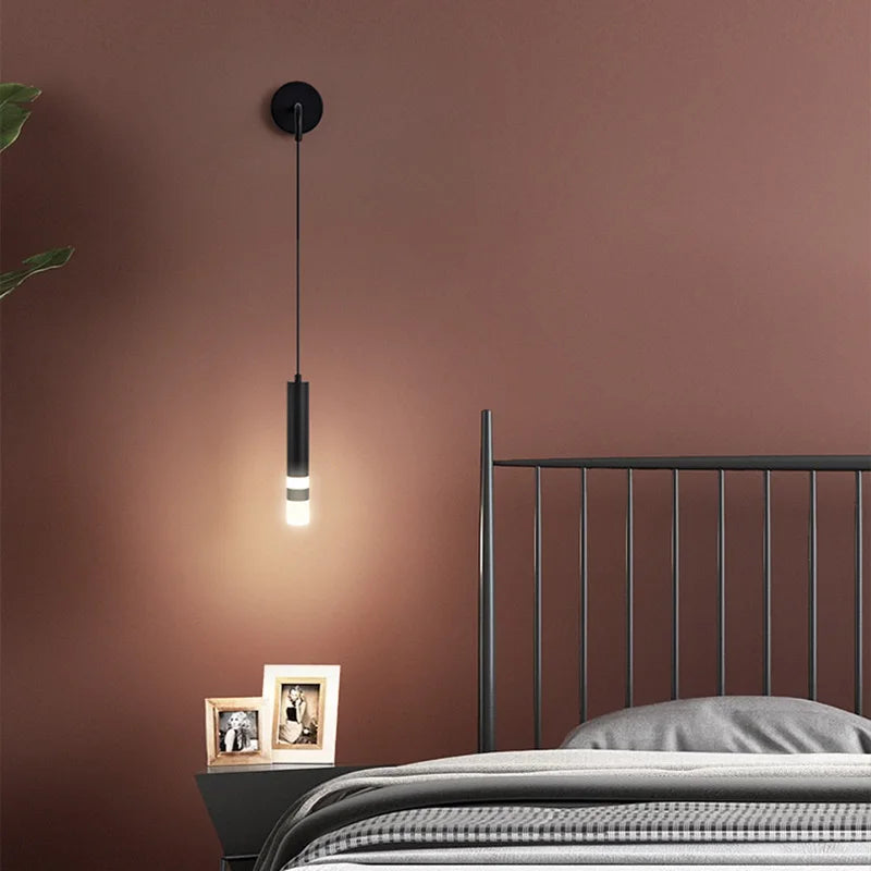 Bedroom bedside wall lamp modern minimalistluxury creative spotlight For home