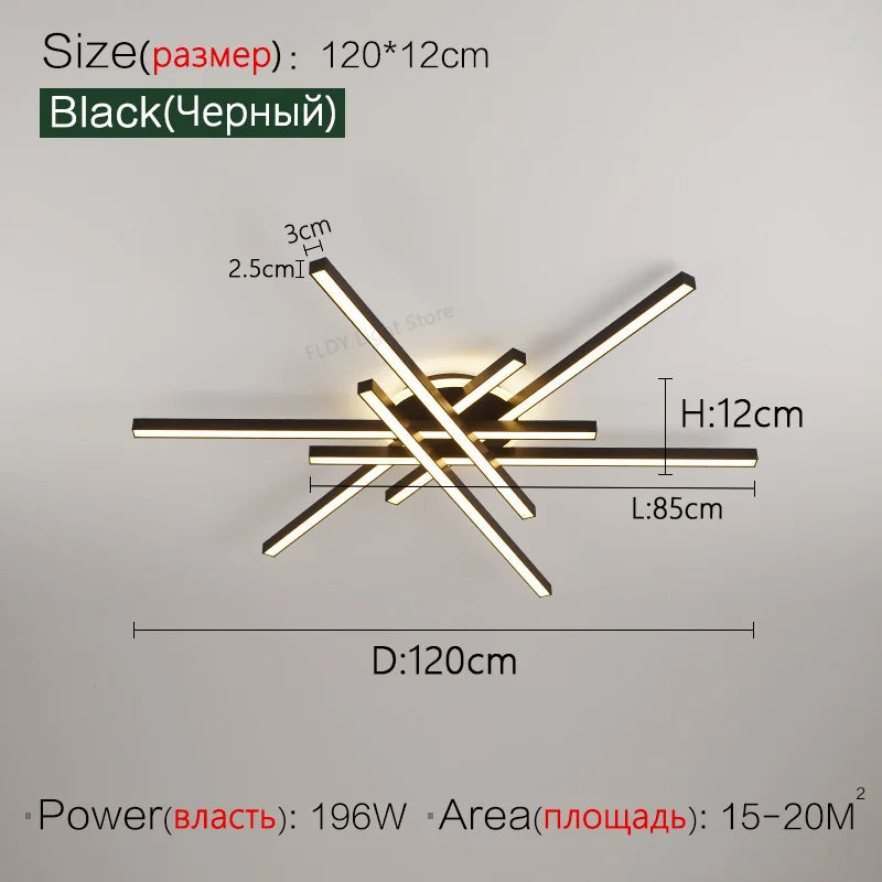 new ceiling lamp Nordic modern LED lamp living room dining room bedroom lights