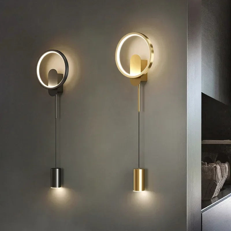 LED Wall Lamp Hallway Aisle Bedroom Bedside Sconce Study Stair Modern