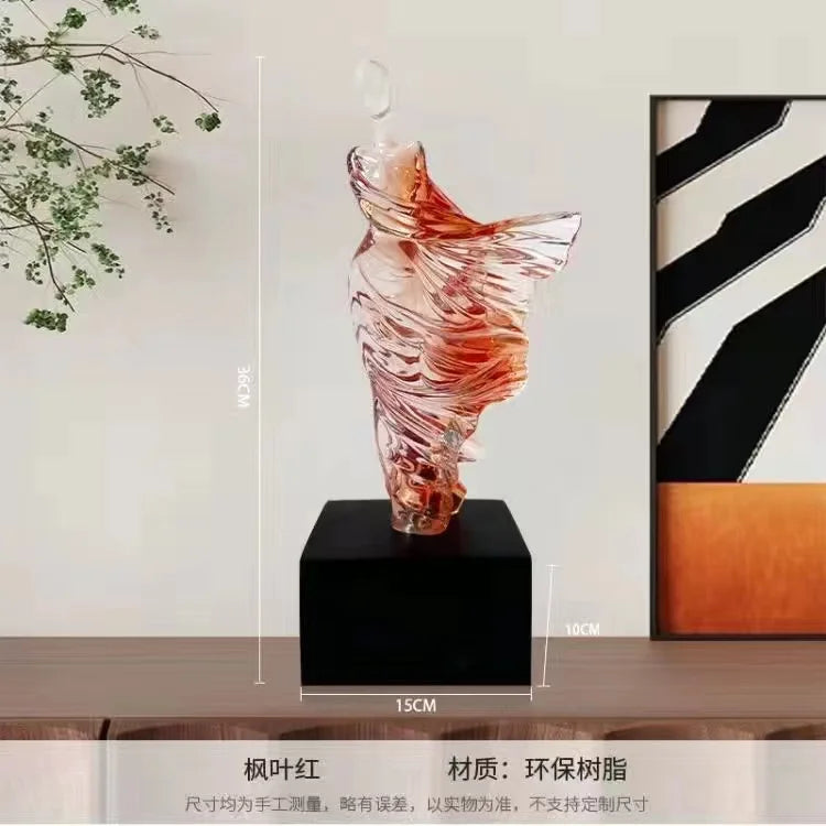 Modern Decor Portrait Sculpture Resin Sculptur Art Senior Statue Living Room