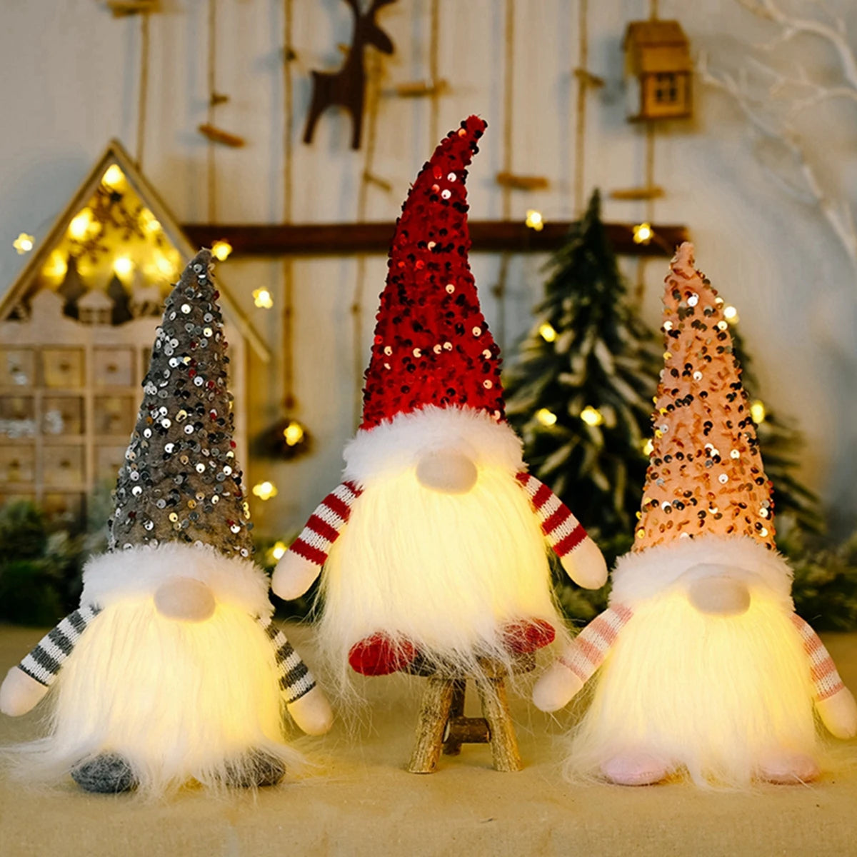 Gnome Christmas Faceless Doll Merry Christmas Decorations for Home