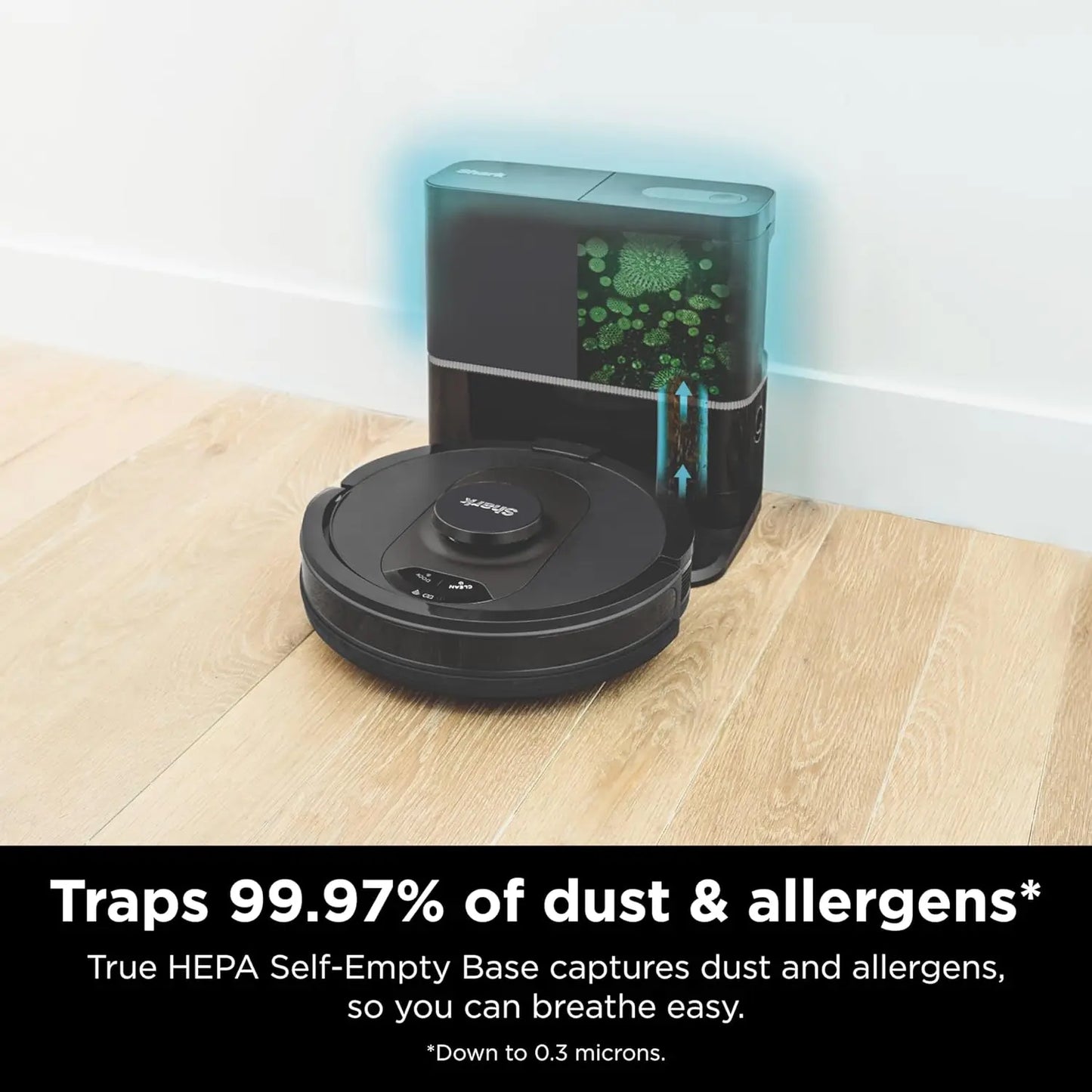 Robot Vacuum, Home Mapping, 30-Day Capacity HEPA Bagless