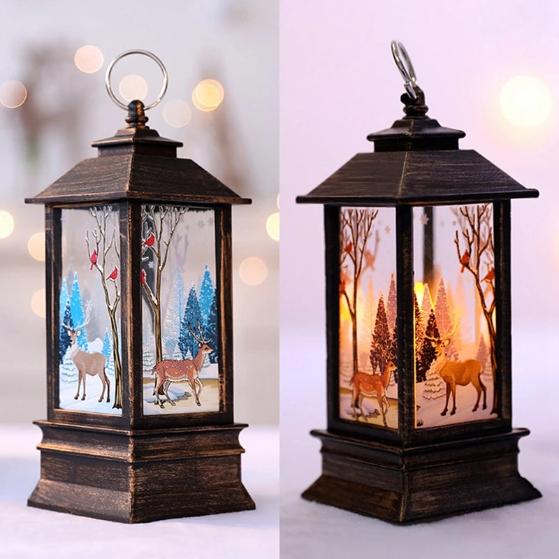 Christmas Lantern Light Merry Christmas Decorations for Home Christmas Tree