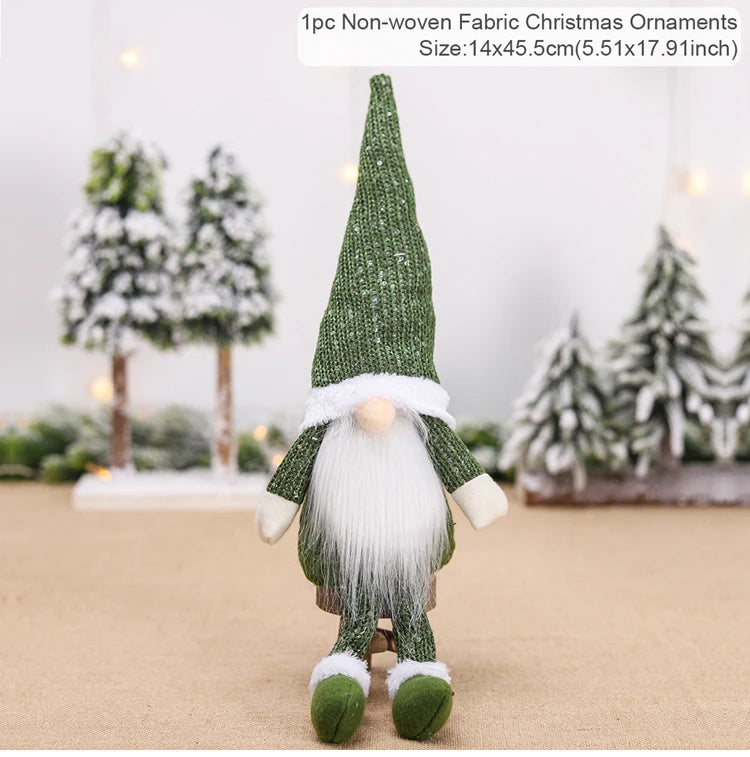 Gnome Christmas Faceless Doll Merry Christmas Decorations for Home