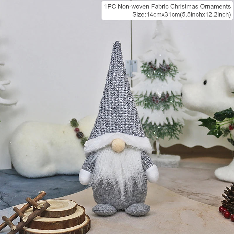 Gnome Christmas Faceless Doll Merry Christmas Decorations for Home