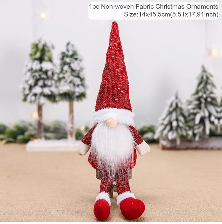 Gnome Christmas Faceless Doll Merry Christmas Decorations for Home