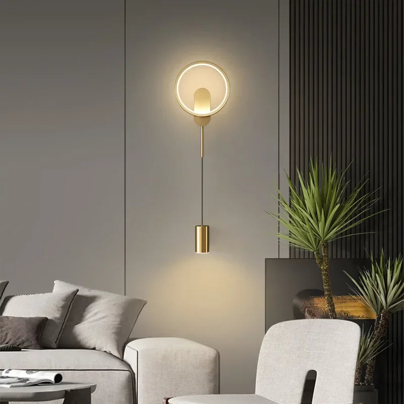 LED Wall Lamp Hallway Aisle Bedroom Bedside Sconce Study Stair Modern