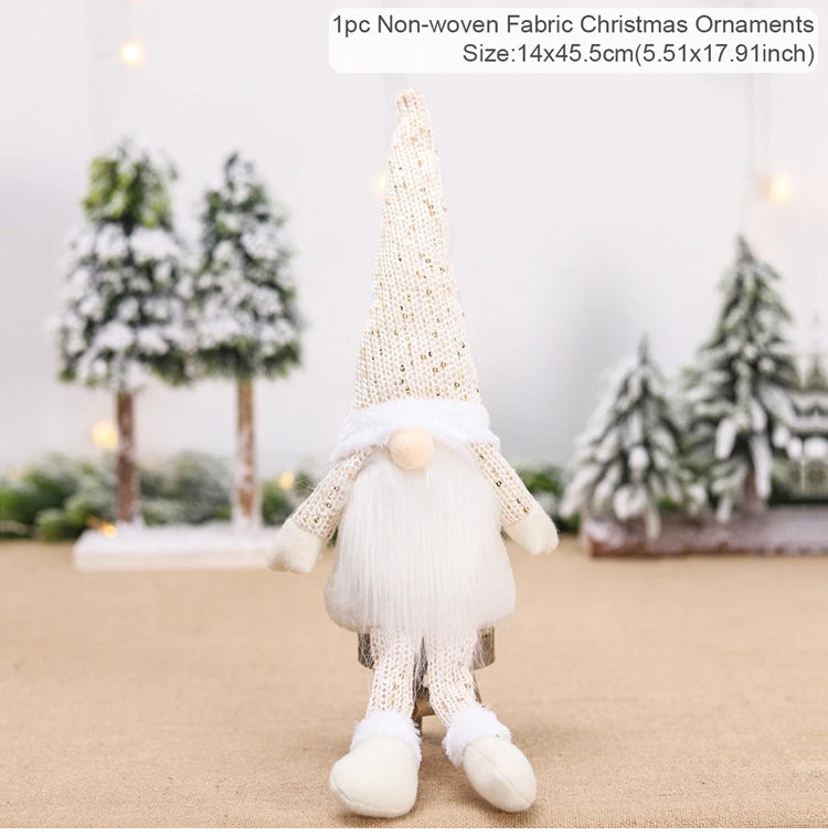 Gnome Christmas Faceless Doll Merry Christmas Decorations for Home