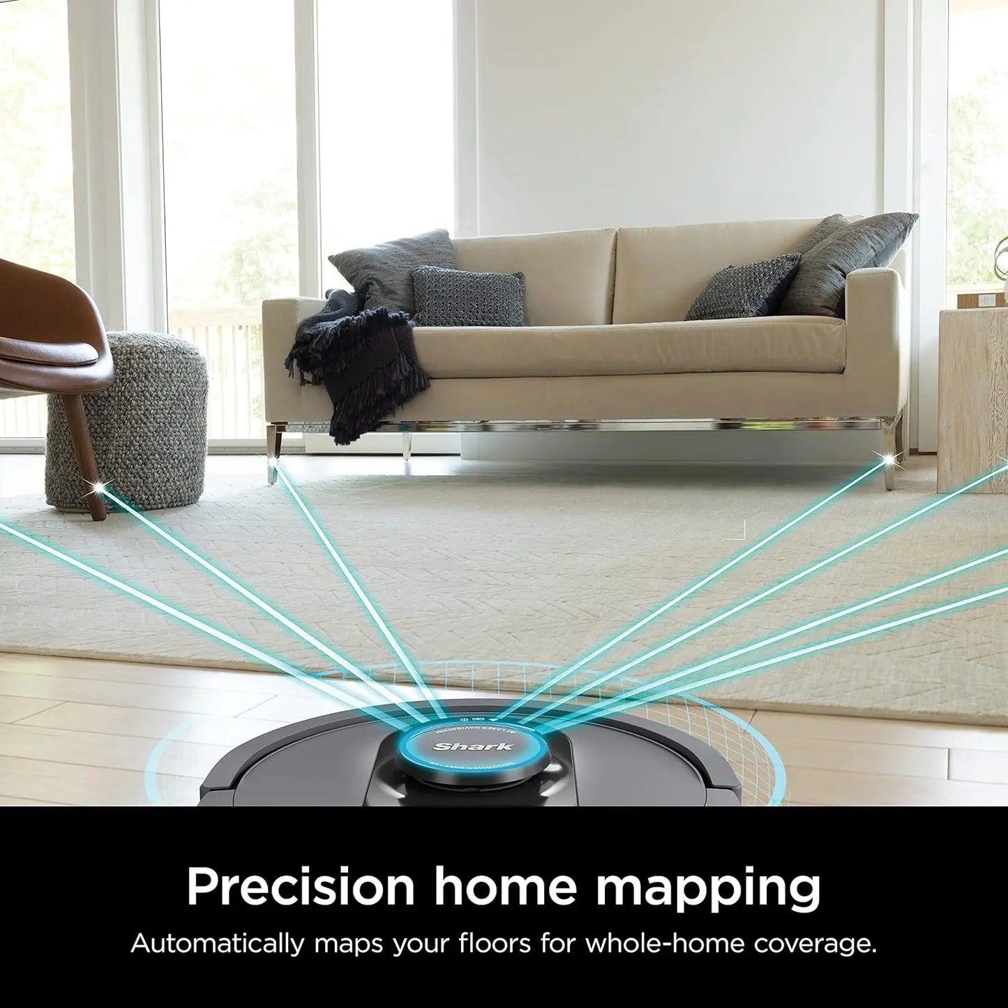 Robot Vacuum, Home Mapping, 30-Day Capacity HEPA Bagless