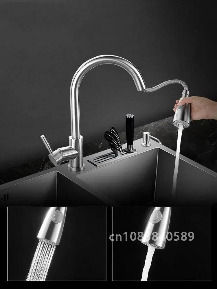 Home Improvement Kitchen Sink Large Single Household Stainless Steel