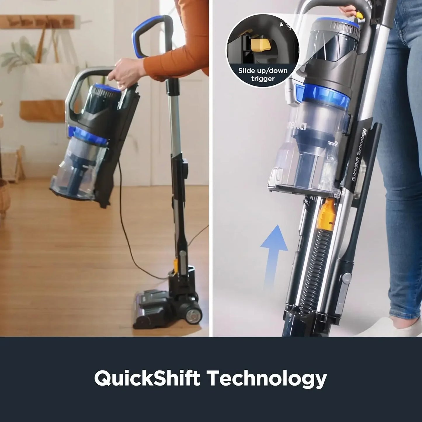 Quick Shift Upright Home Omni Verse Vacuum Cleaner with Large Dust Cup