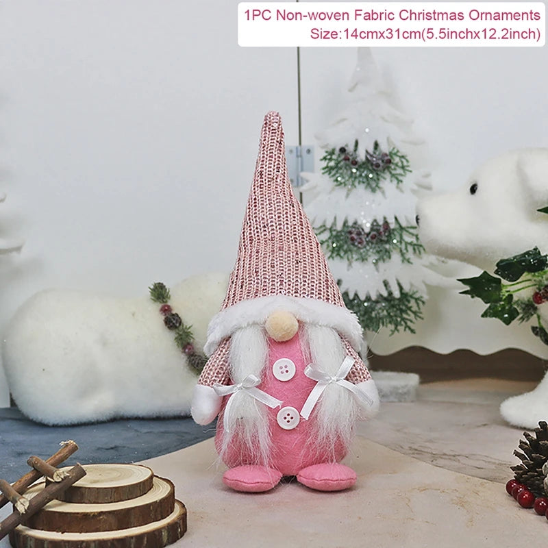 Gnome Christmas Faceless Doll Merry Christmas Decorations for Home