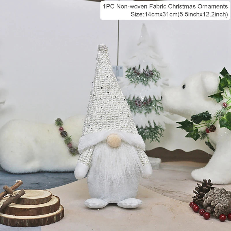 Gnome Christmas Faceless Doll Merry Christmas Decorations for Home