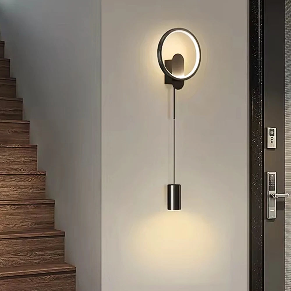 LED Wall Lamp Hallway Aisle Bedroom Bedside Sconce Study Stair Modern