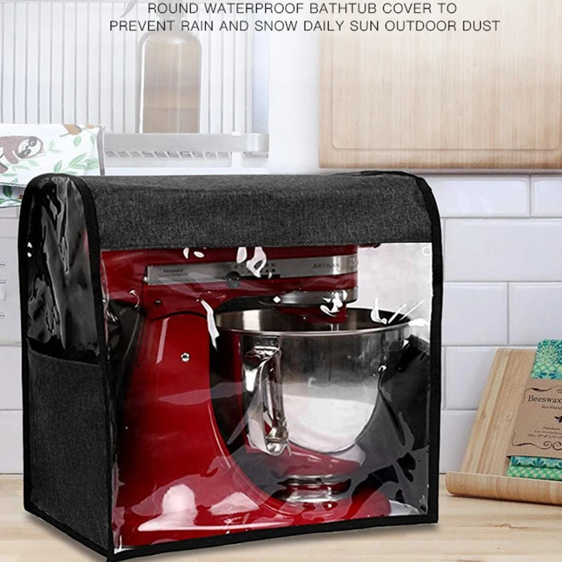 Dust Stand Mixer Cover for Kitchenaid Storage Pocket Oxford Stain Resistant Cover