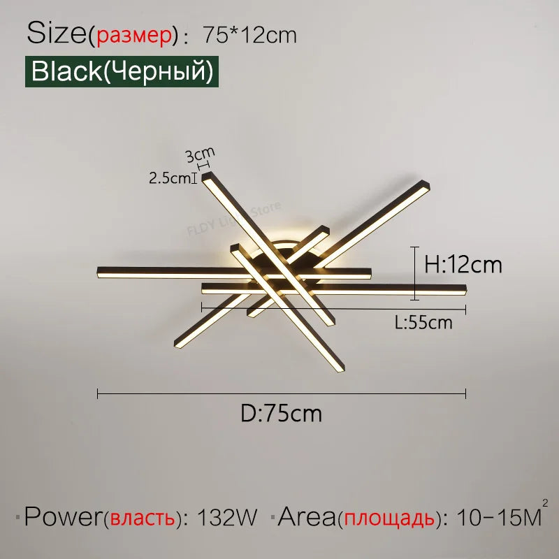 new ceiling lamp Nordic modern LED lamp living room dining room bedroom lights