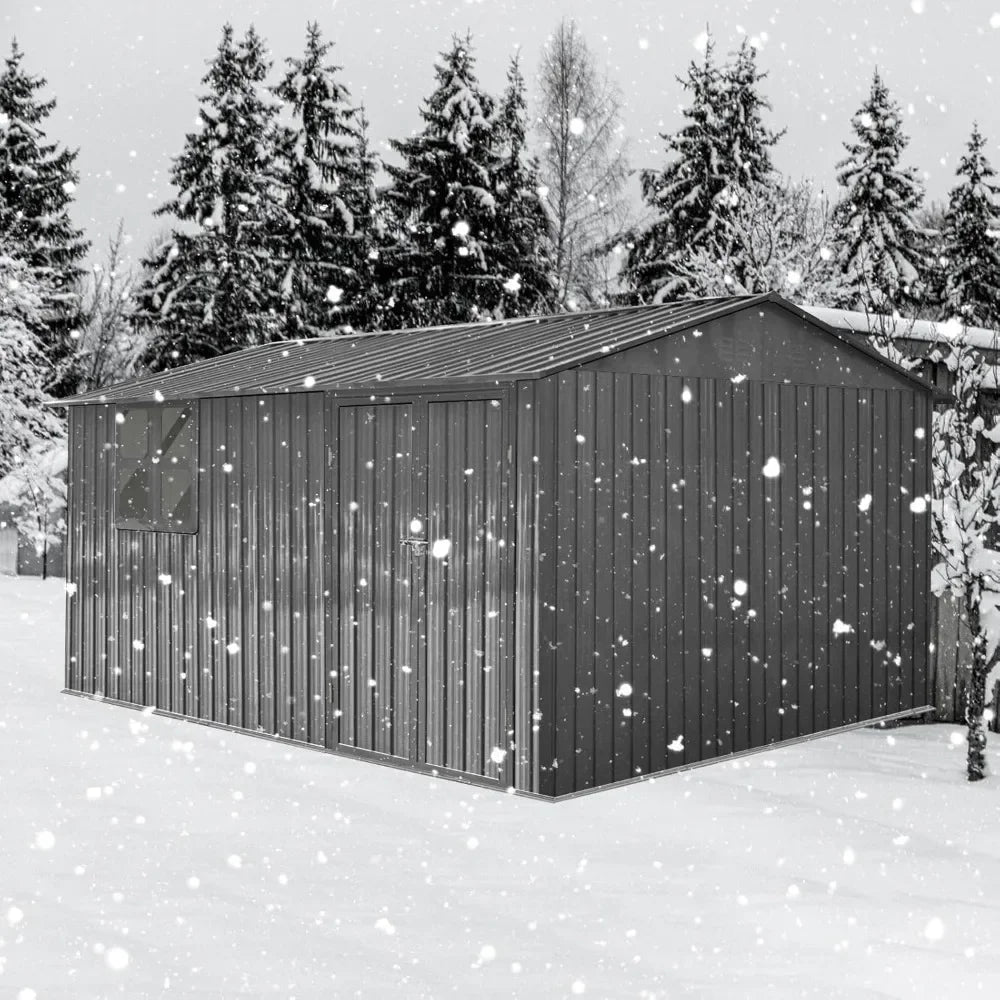 Extra Large Sheds 10ftx12ft,Outdoor Storage Sheds with Window