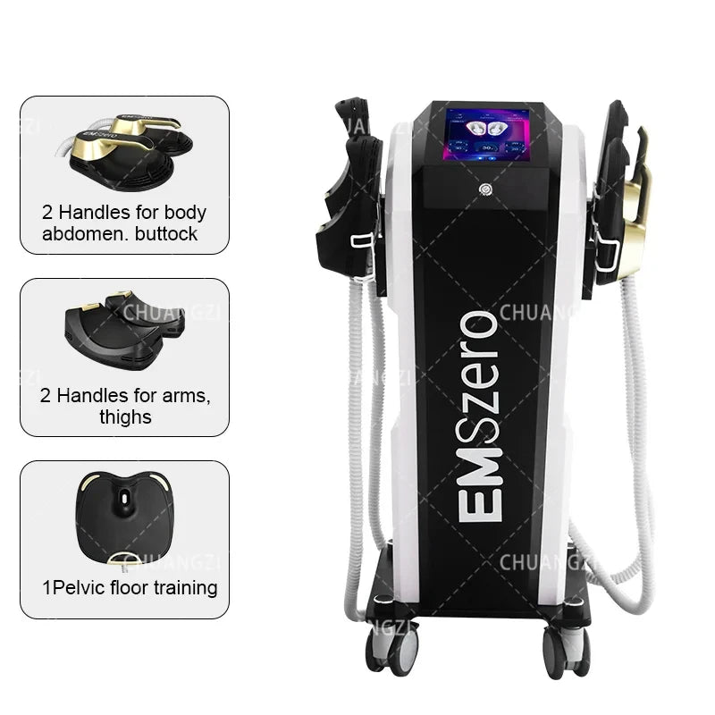 EMSZERO NEO15 Tesla 6500W EMSZERO RF 4 Handle Working Simultaneously Easy